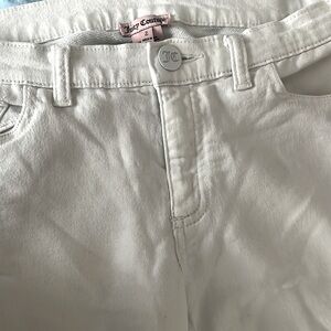 Juicy couture off-white skinny jeans